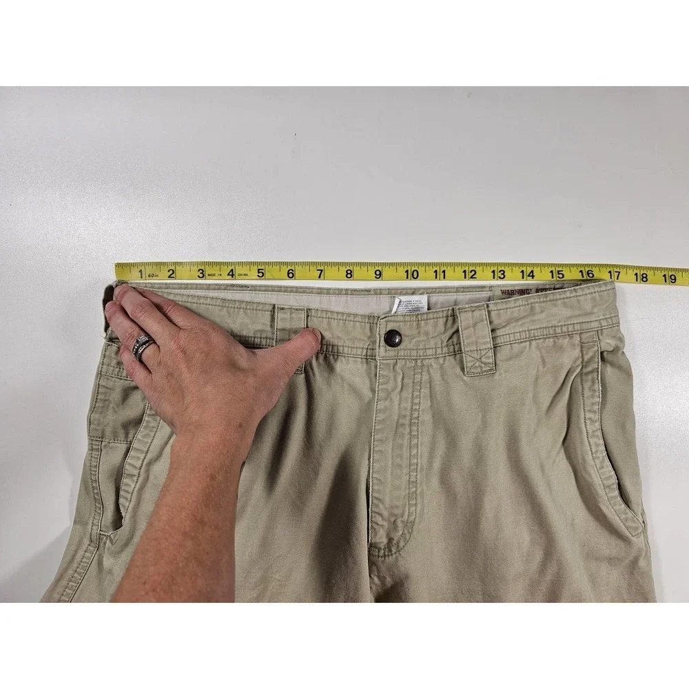 Columbia vertex zip Cargo outdoor hiking pants khaki size 34